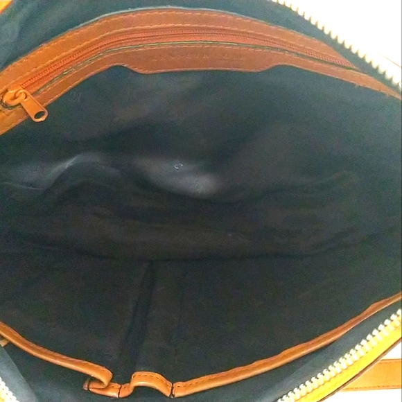 Y2K KENNETH COLE New York Terracotta Leather Hobo Crossbody Shoulder Bag Purse - Picture 5 of 9